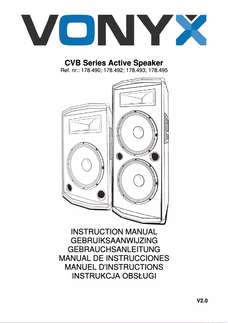 Image de la première page du manuel de l'appareil CVB12