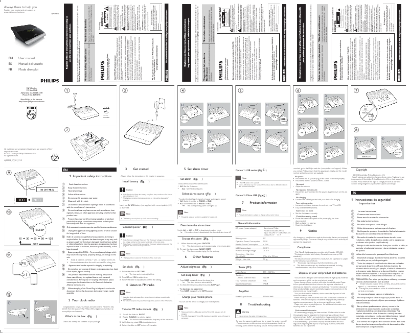 Image de la première page du manuel de l'appareil AJ4000B