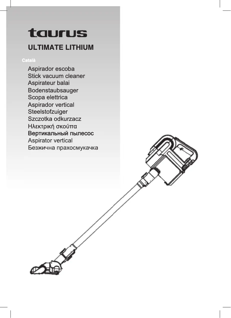 Page n°1 - Manuel utilisateur Taurus Ultimate Lithium