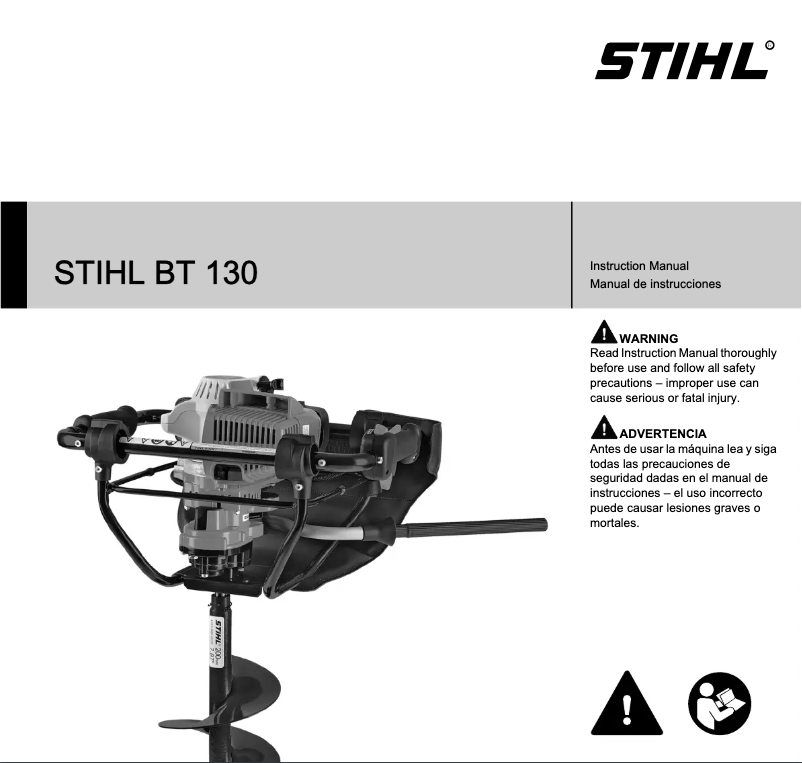 Page 1 de la notice Manuel utilisateur Stihl BT 130
