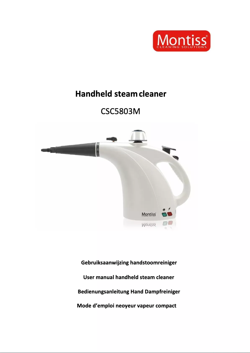 Page n°1 - Manuel utilisateur Montiss CSC5803M
