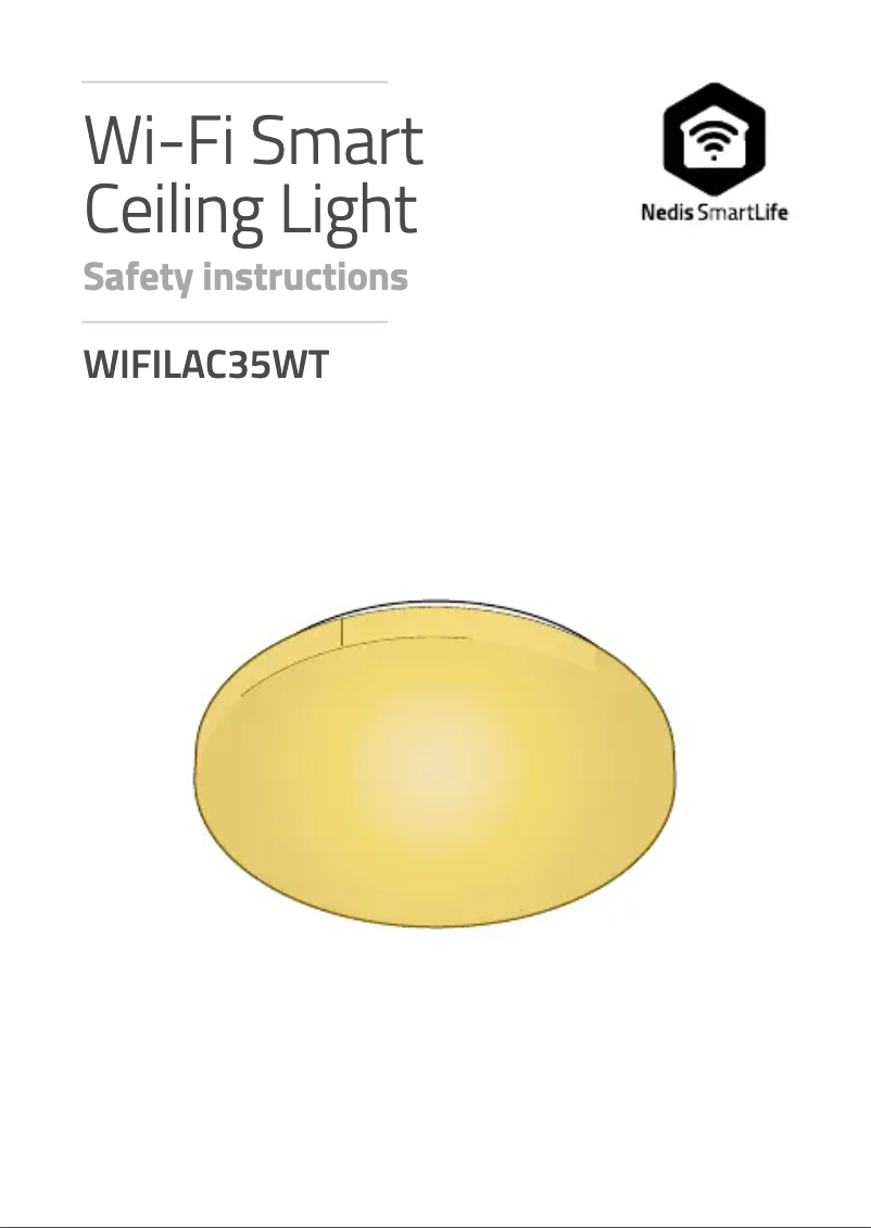 Page n°1 - Manuel utilisateur Nedis WIFILAC35WT