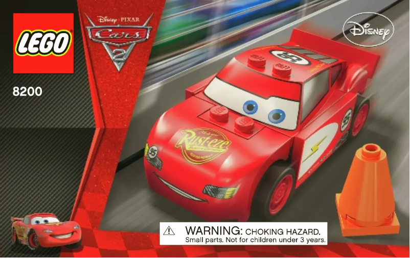 Page n°1 - Manuel utilisateur Lego Cars 8200