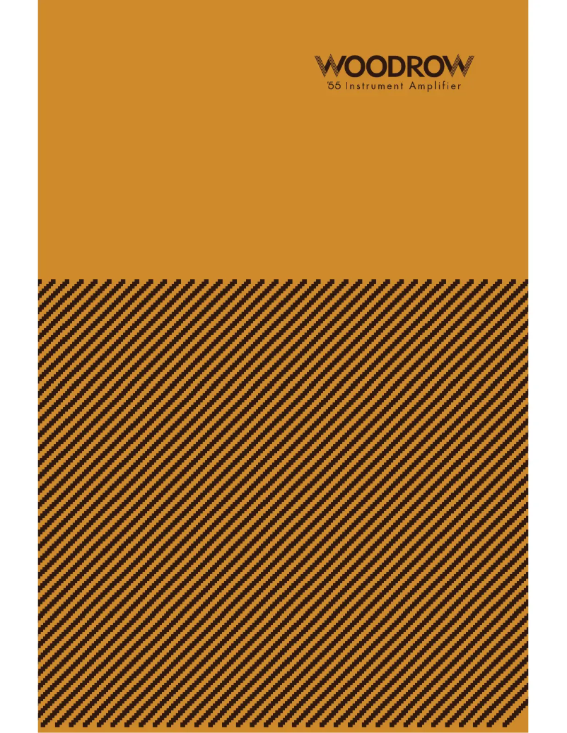 Image de la première page du manuel de l'appareil Woodrow '55