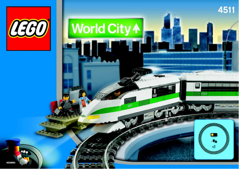 Page 1 de la notice Manuel utilisateur Lego World City 4511