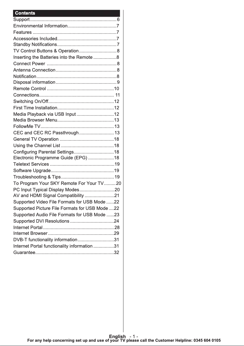 Página 1 del manual Manual de usuario Hitachi 49HGT69U