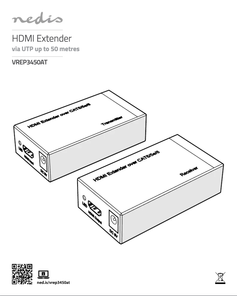 Page 1 de la notice Manuel utilisateur Nedis VREP3450AT