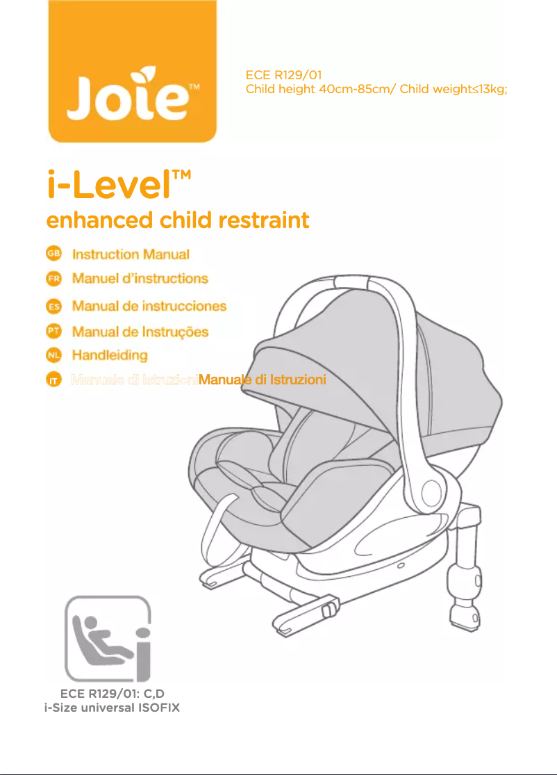 Image de la première page du manuel de l'appareil i-Level