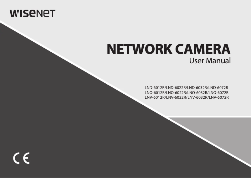 Page 1 de la notice Manuel utilisateur Hanwha LNO-6012R