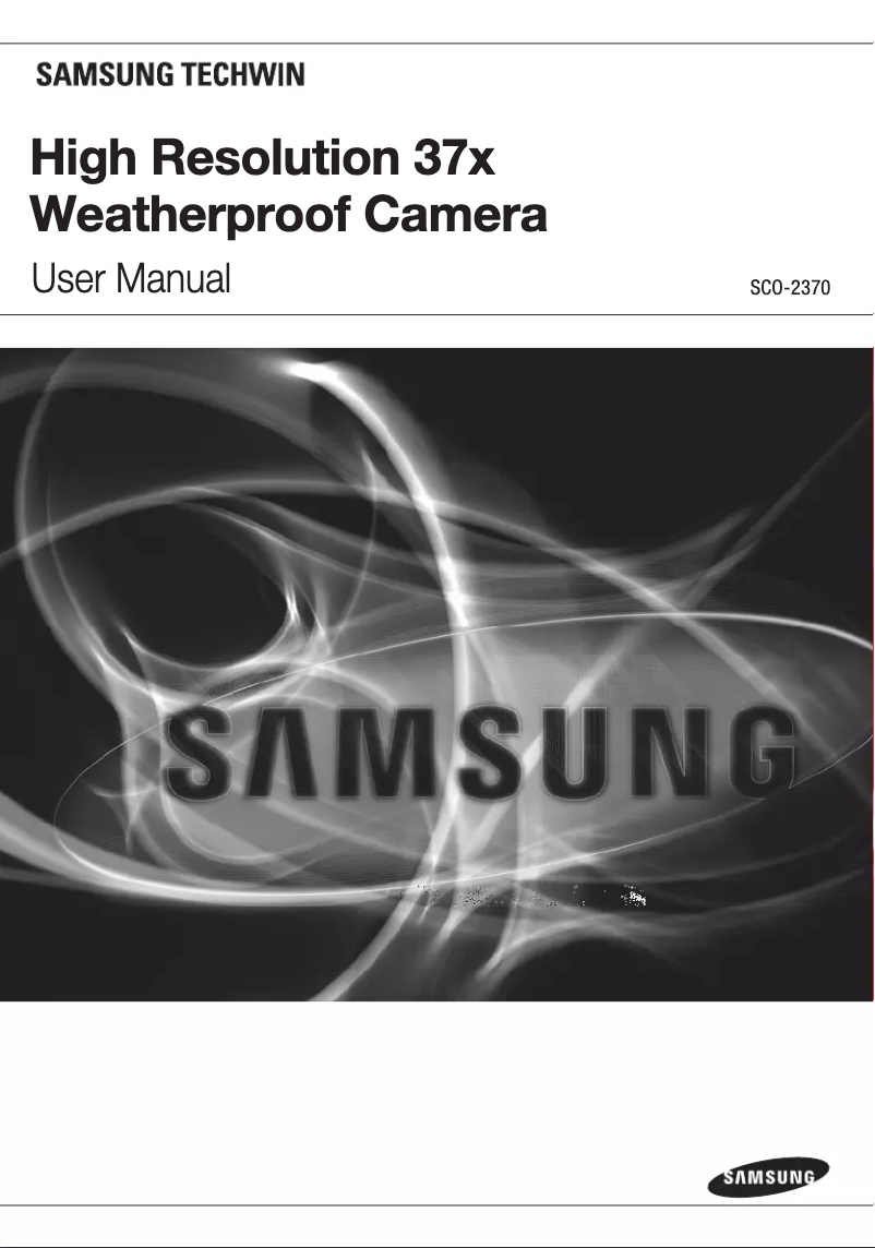 Image de la première page du manuel de l'appareil SCO-2370