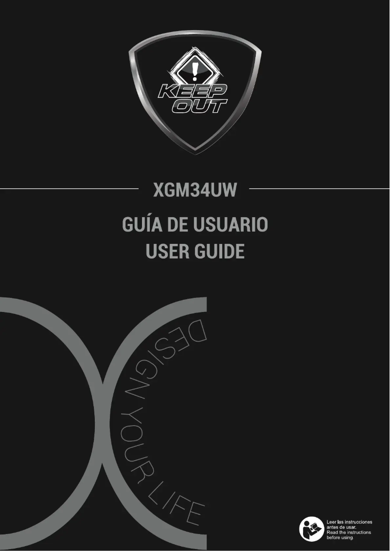 Image de la première page du manuel de l'appareil XGM34UW