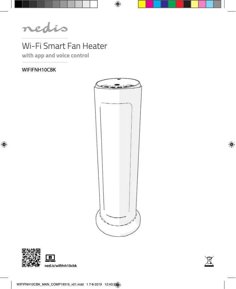 Page 1 de la notice Manuel utilisateur Nedis WIFIFNH10CBK
