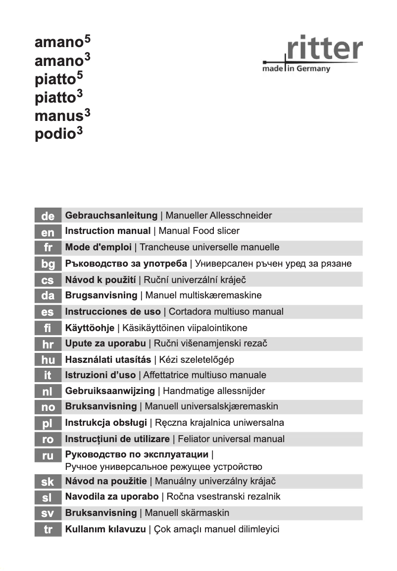 Image de la première page du manuel de l'appareil Podio 3