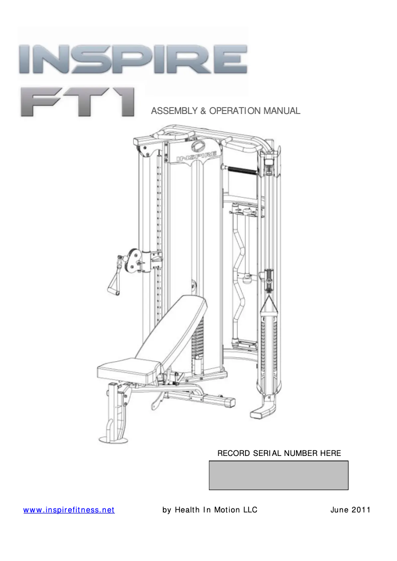 Página 1 del manual Manual de usuario Inspire FT1