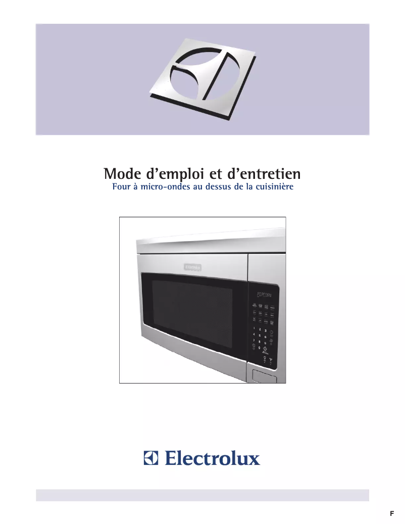 Page n°1 - Manuel utilisateur Electrolux EI30MH55GW