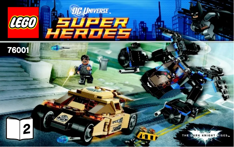 Page 1 de la notice Manuel utilisateur Lego Super Heroes 76001