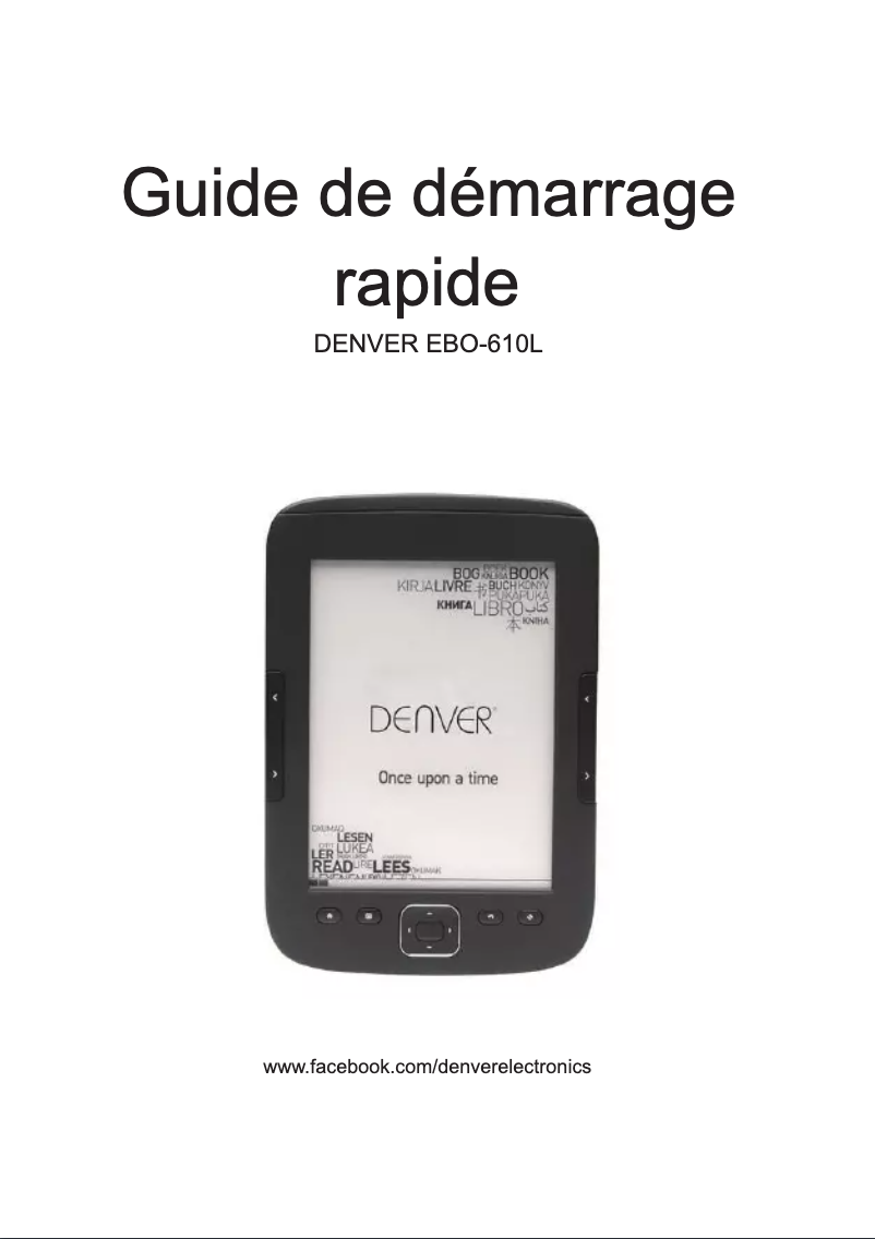 Página 1 del manual Manual de usuario Denver EBO-610L