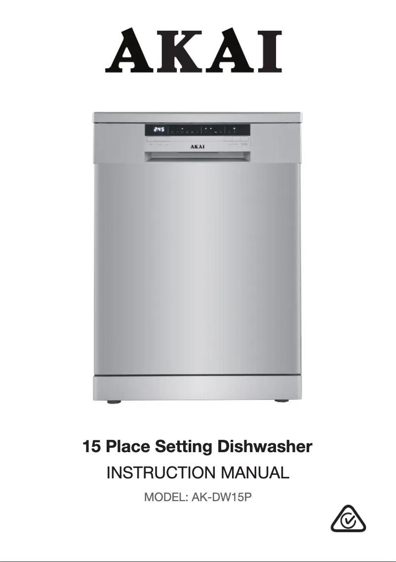 Página 1 del manual Manual de usuario AKAI AK-DW15P