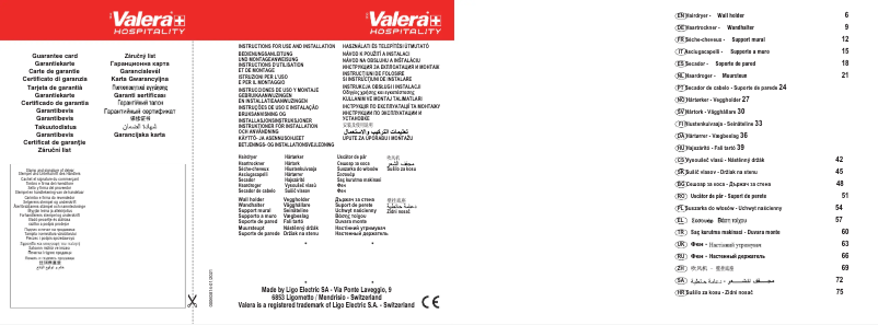 Página 1 del manual Manual de usuario Valera Premium 1200 Super