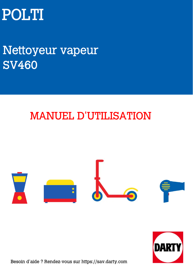 Page n°1 - Manuel utilisateur Polti Vaporetto SV240