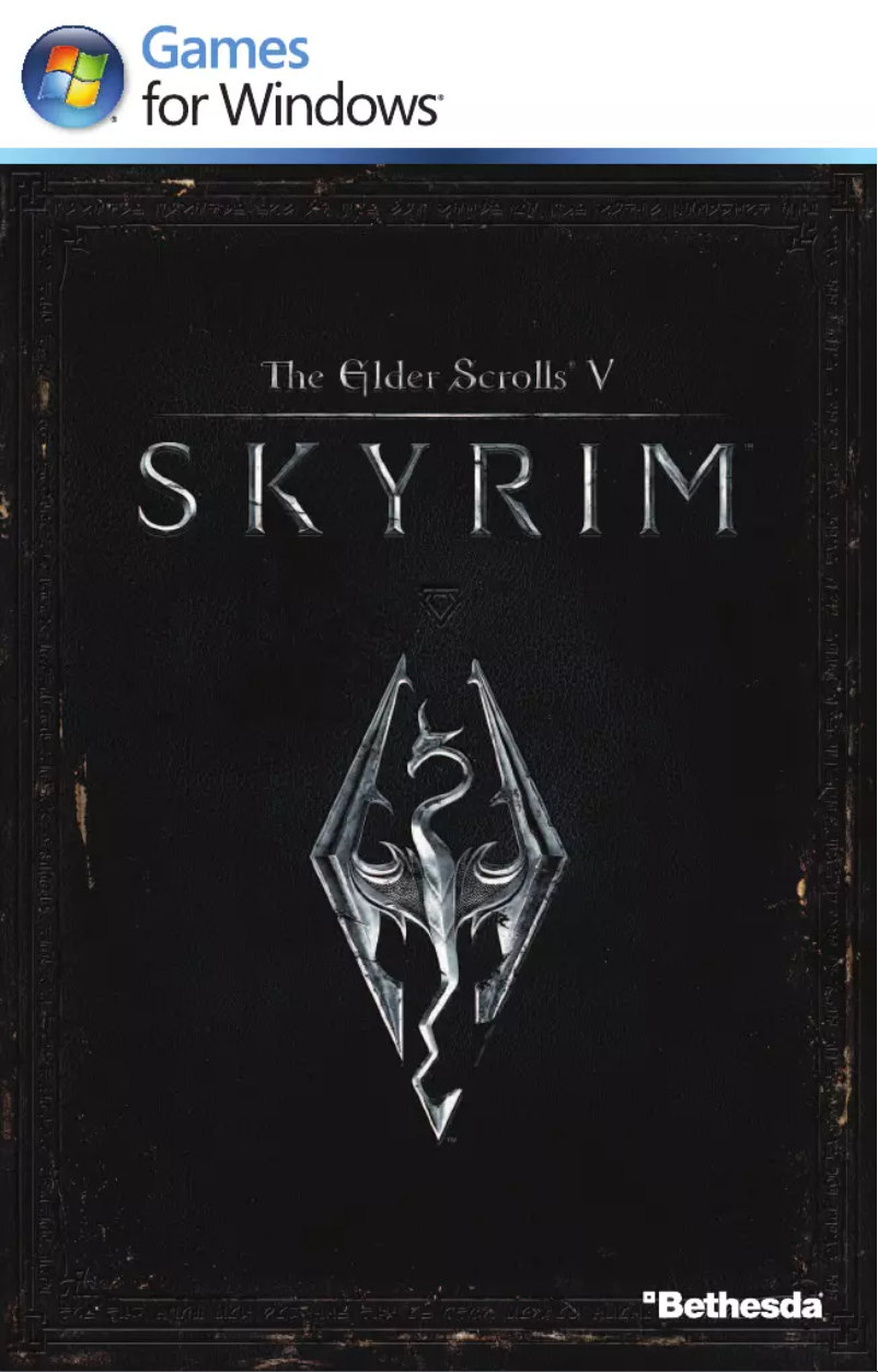 Page 1 de la notice Manuel utilisateur Bethesda The Elder Scrolls V: Skyrim Dragonborn (PC)