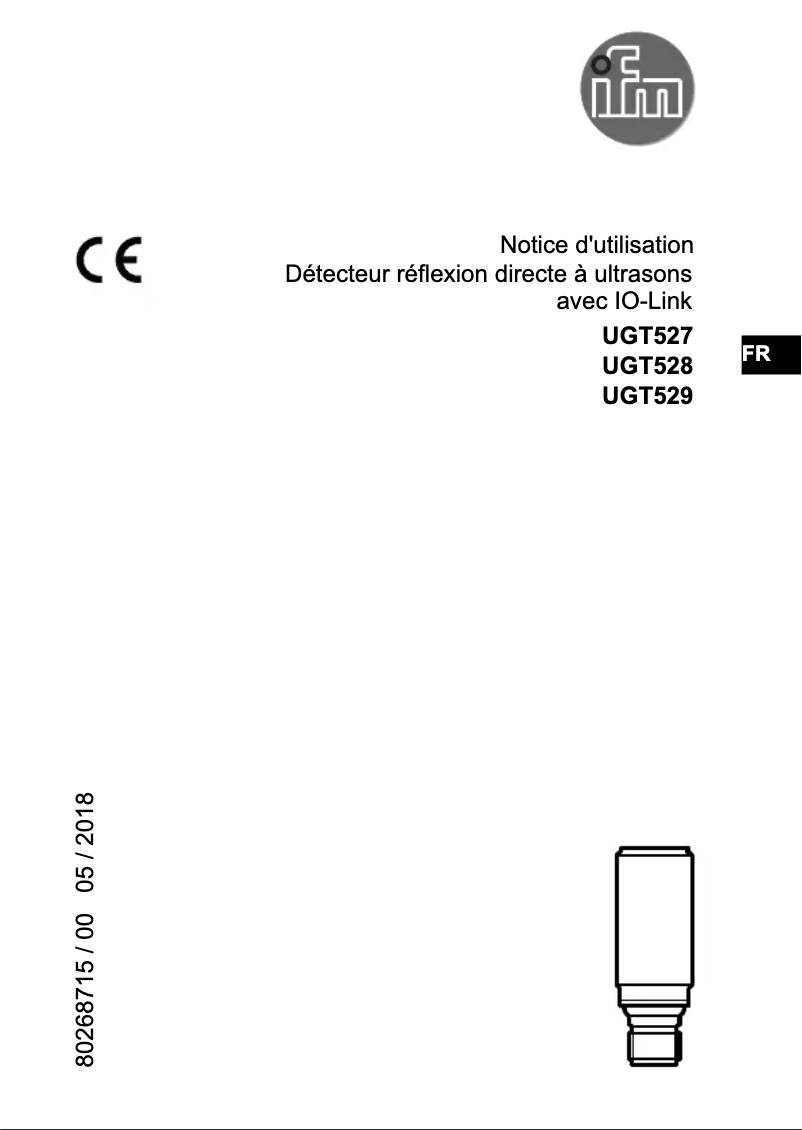 Image de la première page du manuel de l'appareil UGT529
