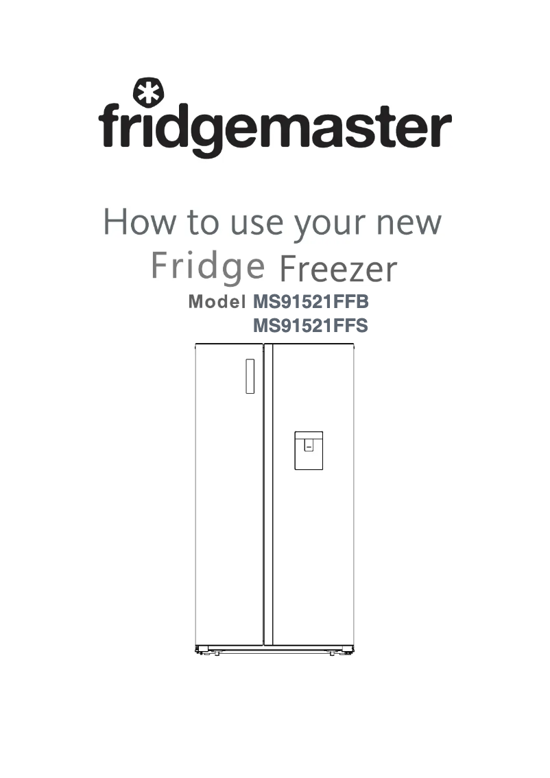 Page n°1 - Manuel utilisateur Fridgemaster MS91520ES