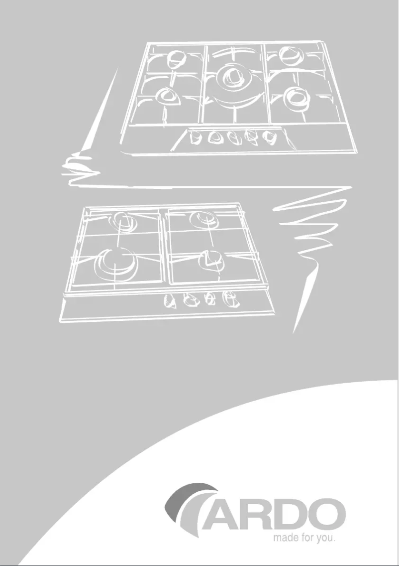 Page 1 of the manual User Manual Ardo FL64GX