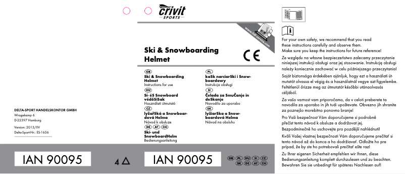 Page n°1 - Manuel utilisateur Crivit IAN 90095