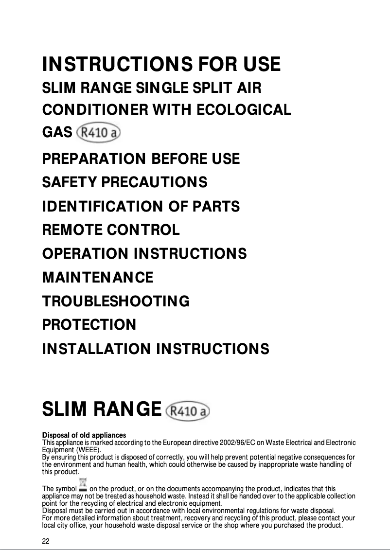 Page 1 de la notice Manuel utilisateur Whirlpool AMD 003