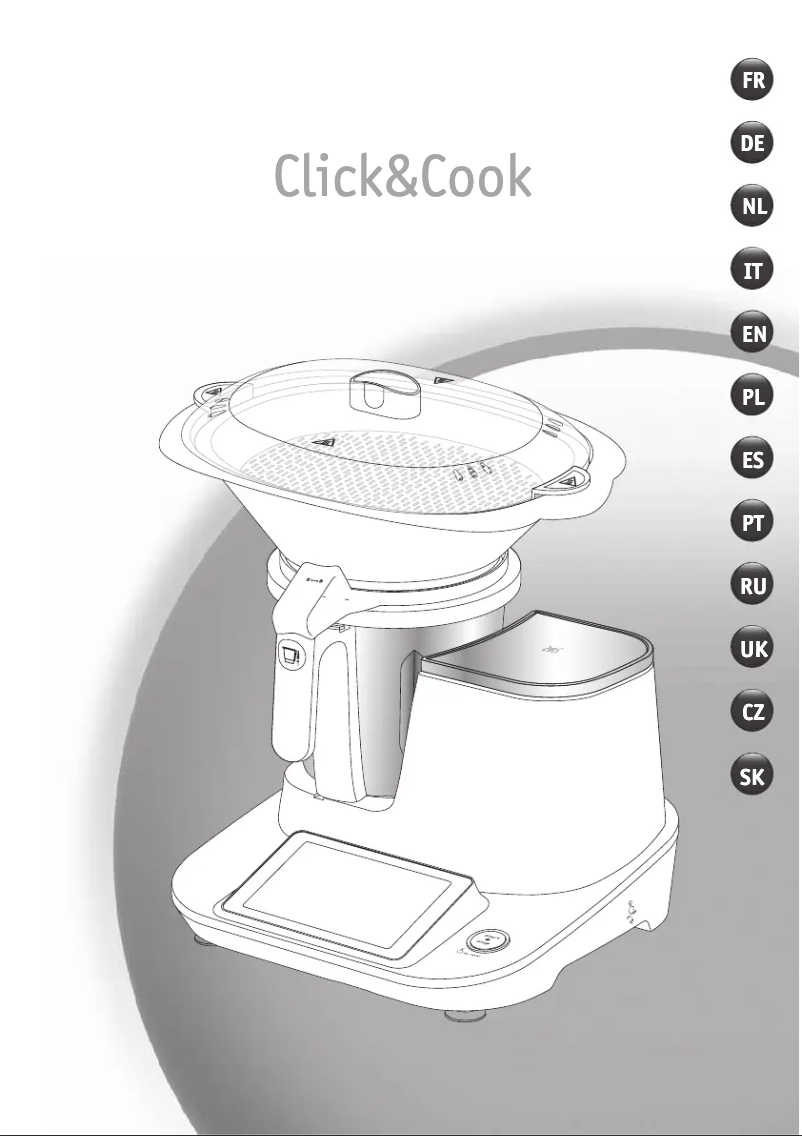 Page 1 de la notice Manuel utilisateur Tefal Click & Cook FE5061