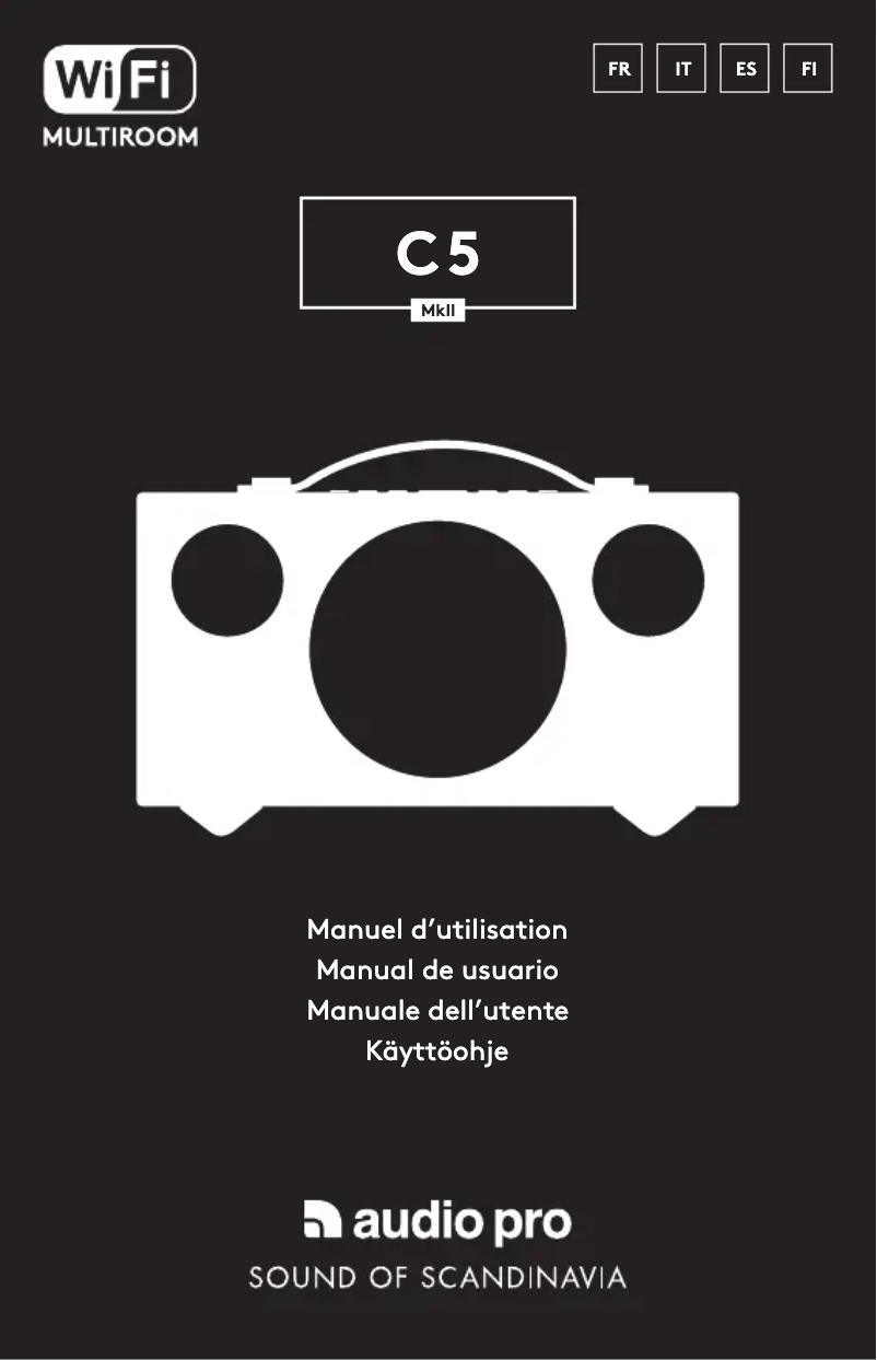 Page n°1 - Manuel utilisateur Audio Pro C5 MKII