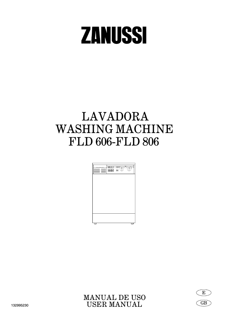 Page 1 de la notice Manuel utilisateur Zanussi FLD 606