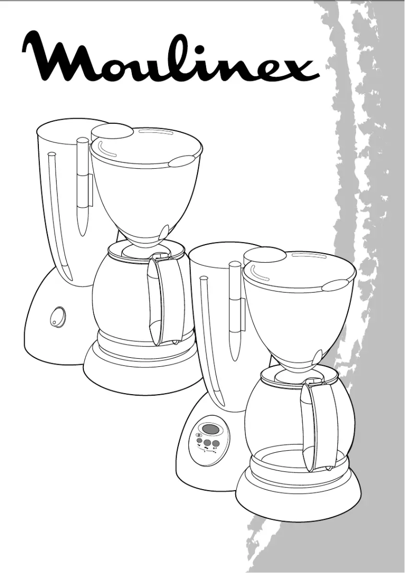 Page 1 de la notice Manuel utilisateur Moulinex Solea Protect Timer BCD3