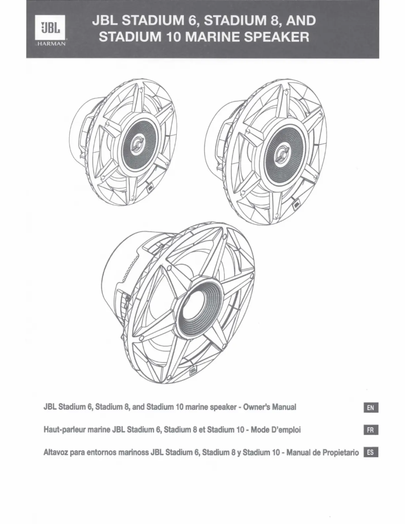 Page n°1 - Manuel utilisateur JBL Stadium MW6520AM