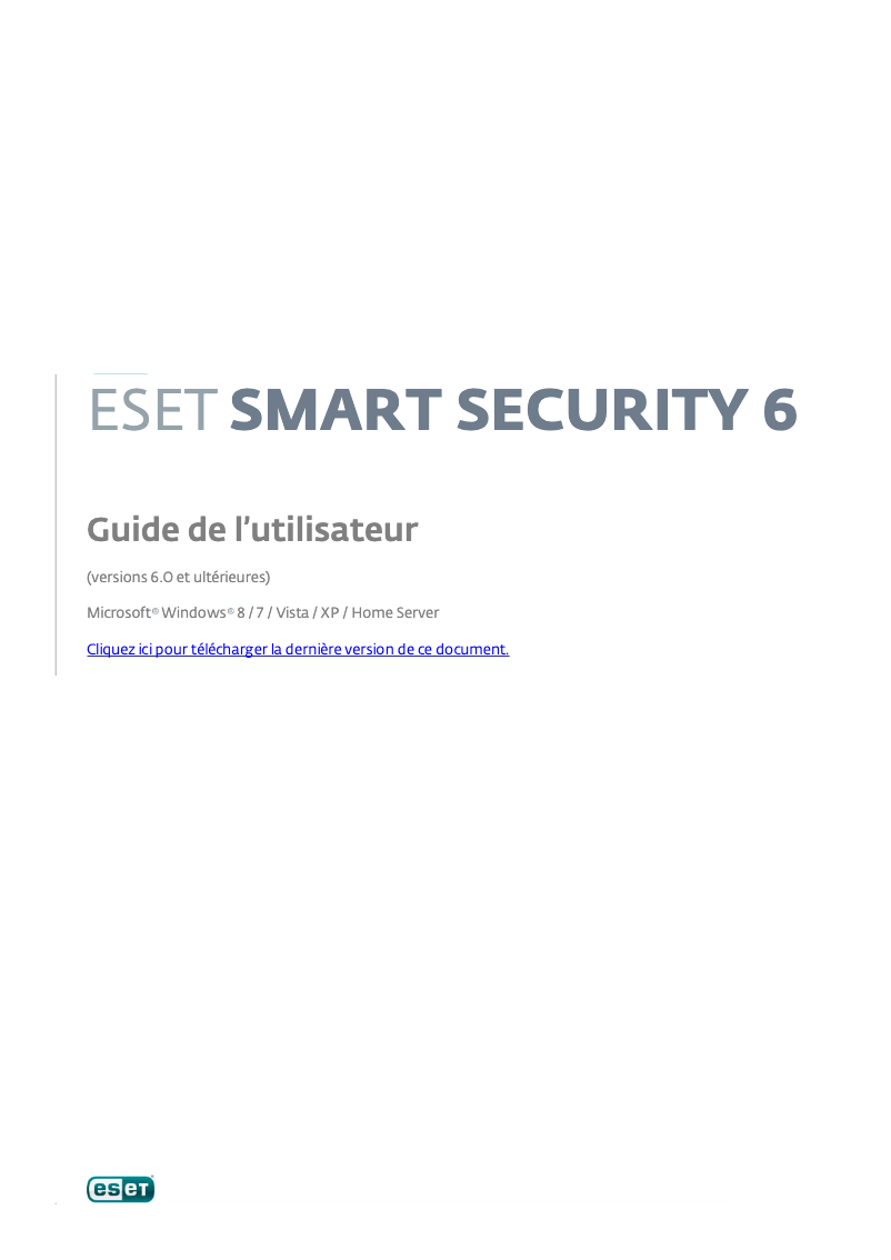 Imagen de la primera página del manual del dispositivo Smart Security 6