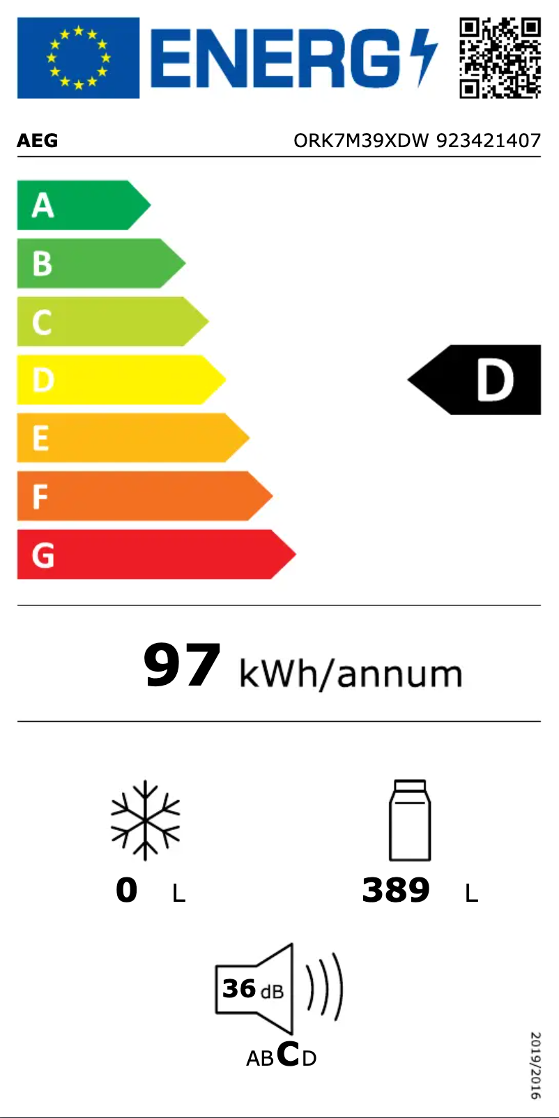 Image de la première page du manuel de l'appareil ORK7M39XDW