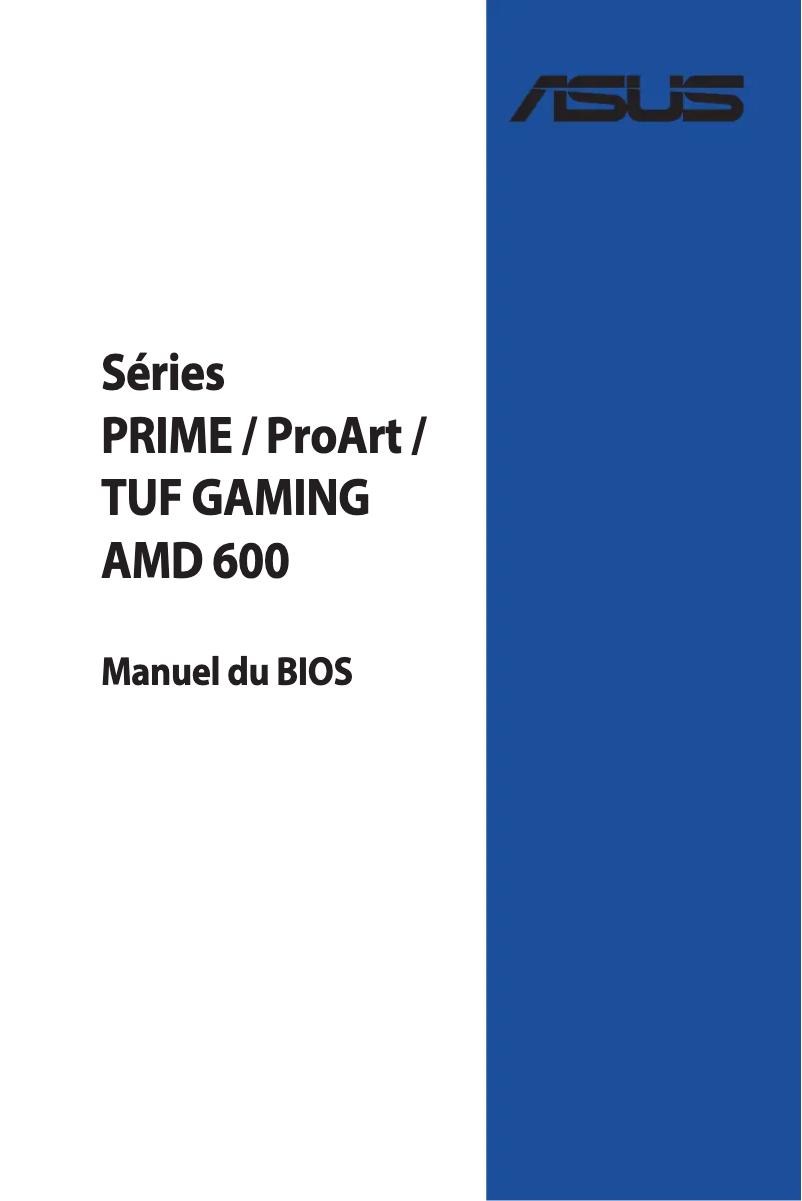 Page n°1 - Manuel utilisateur Asus Prime A620M-K