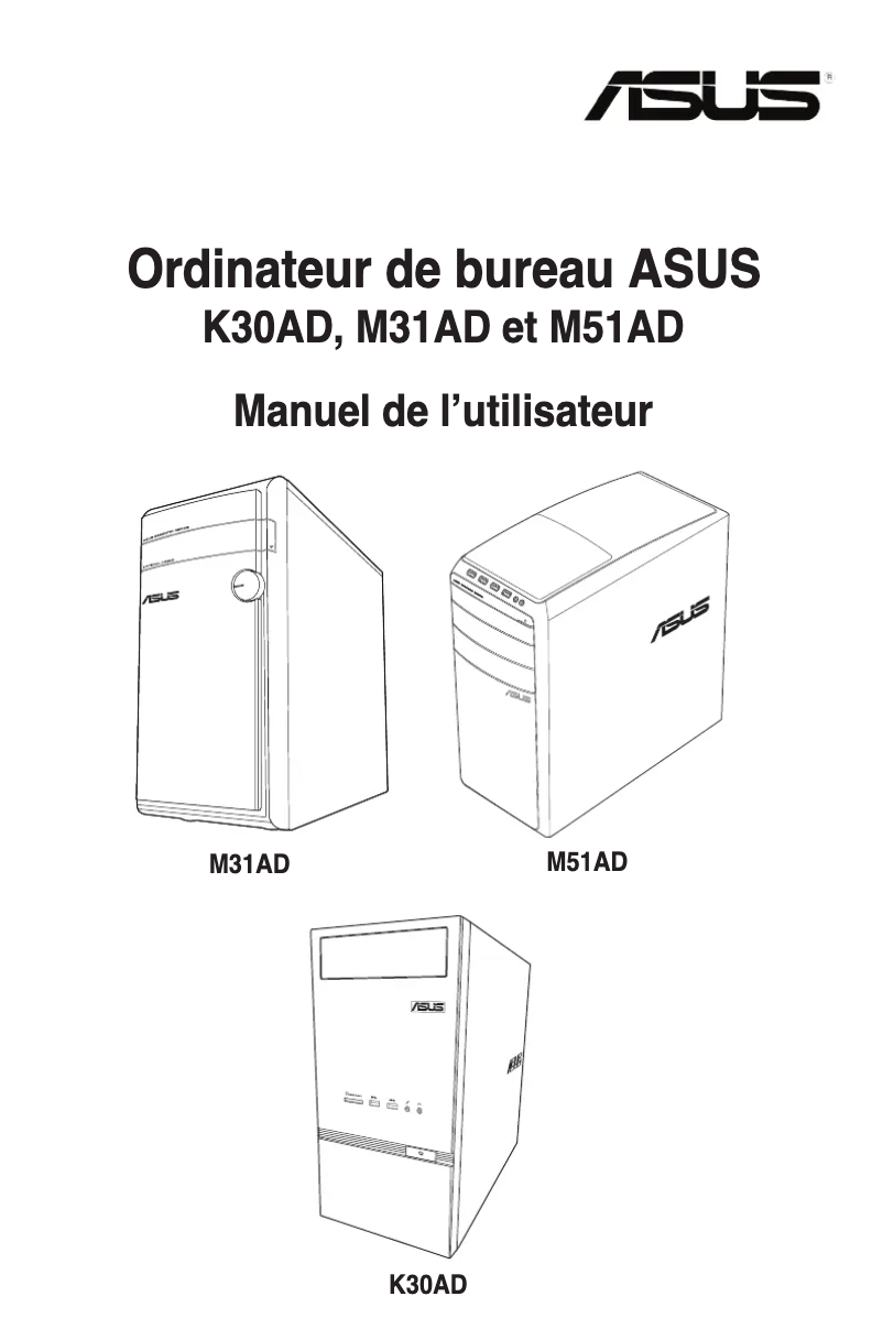 Image de la première page du manuel de l'appareil M31AD