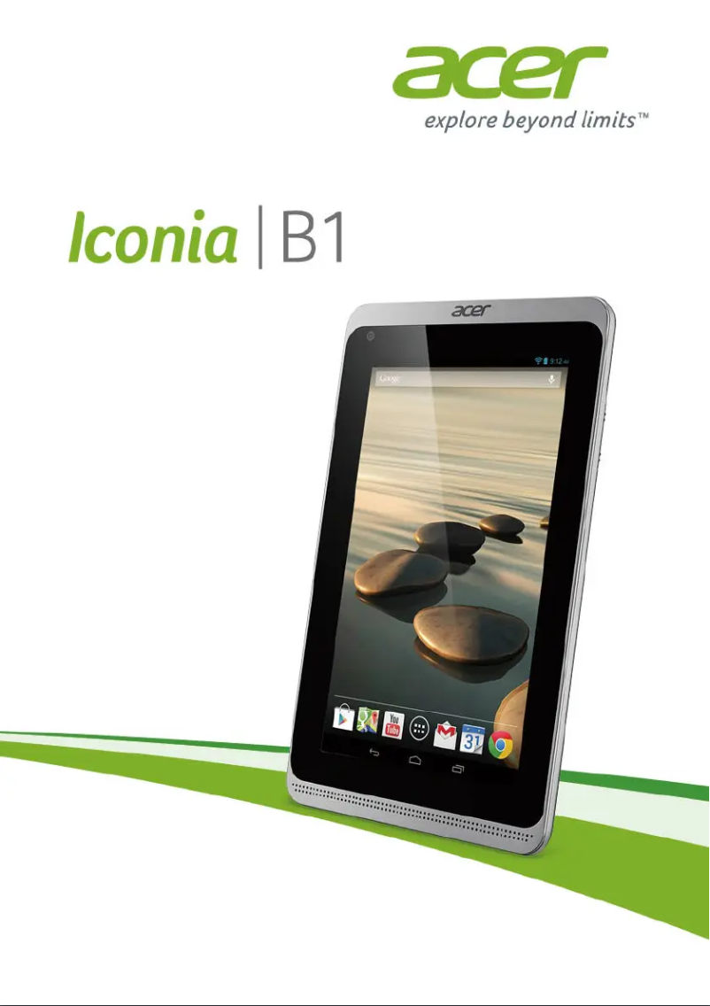 Page n°1 - Manuel utilisateur Acer Iconia B1-720