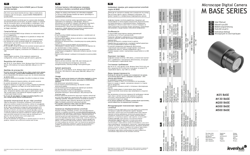 Page 1 de la notice Manuel utilisateur Levenhuk M300 BASE