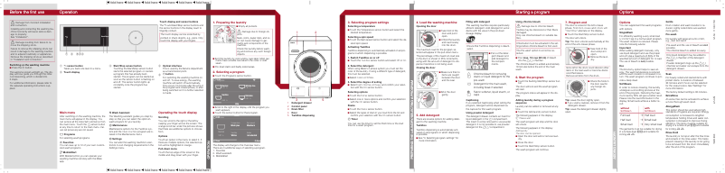 Image de la première page du manuel de l'appareil WXR 860 WCS W1