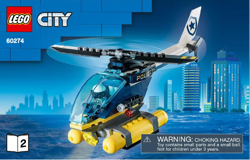 Page 1 de la notice Manuel utilisateur Lego City 60274