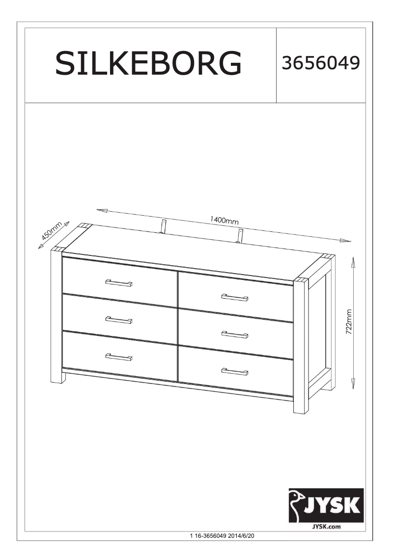 Image de la première page du manuel de l'appareil Silkeborg (140x73x45)
