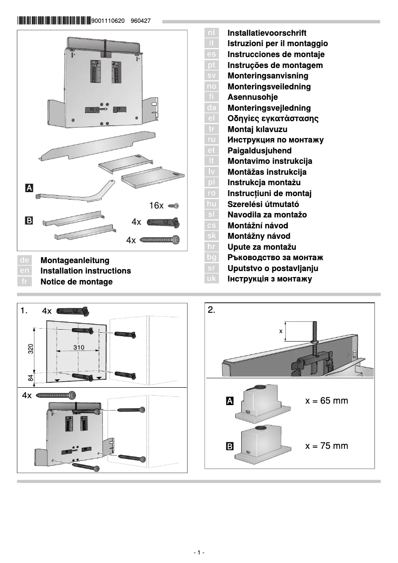 Page n°1 - Manuel utilisateur Siemens LZ49600
