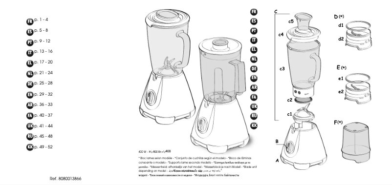 Image de la première page du manuel de l'appareil LM30214A