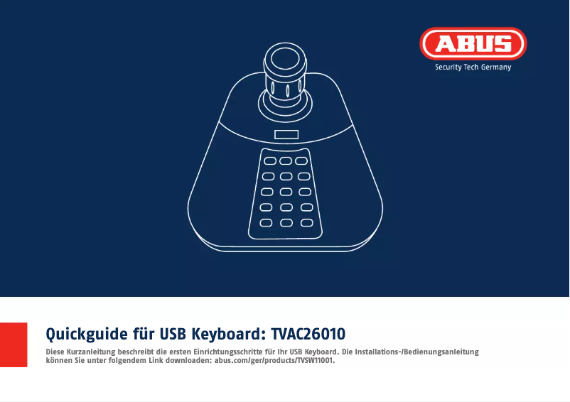 Page 1 de la notice Mode d'emploi Abus TVAC26010