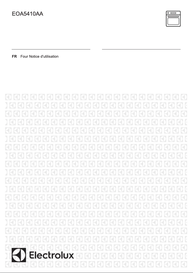 Page 1 de la notice Manuel utilisateur Electrolux EOA5410AAX
