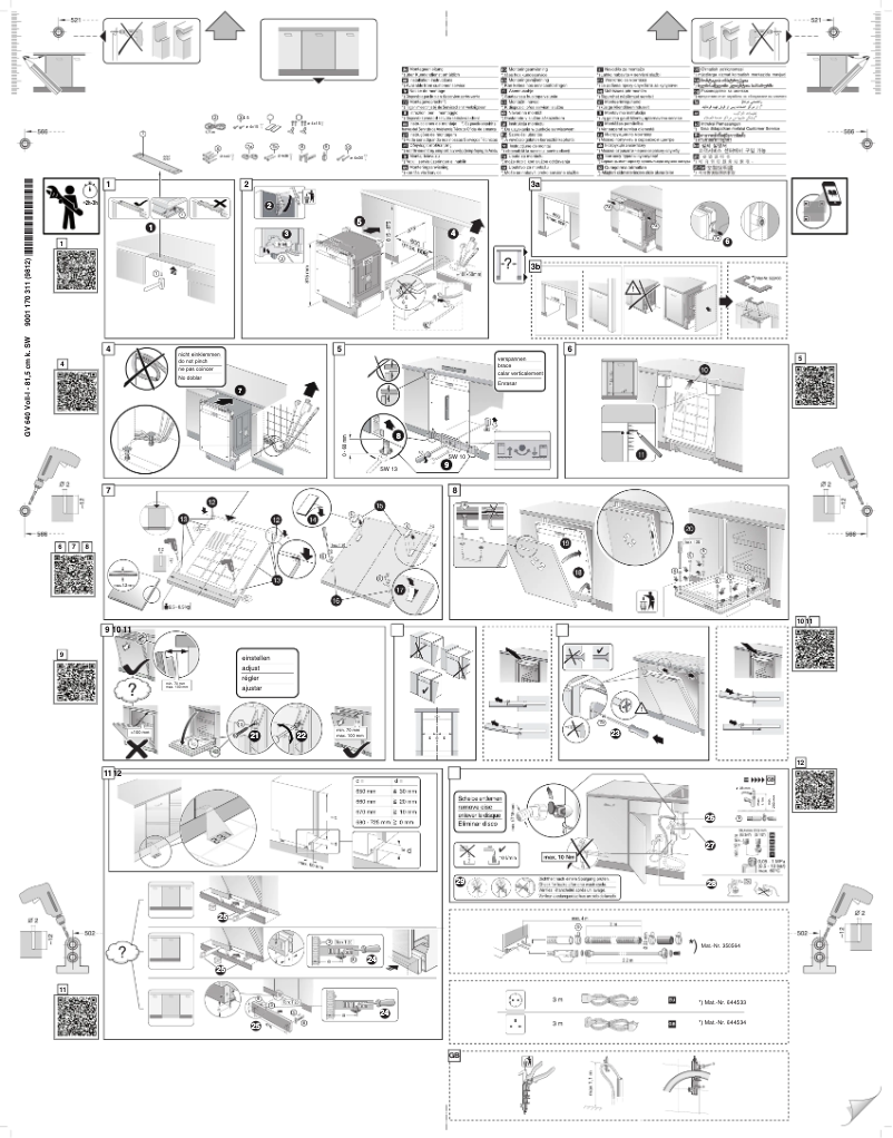 Page 1 de la notice Manuel utilisateur Neff S513C60X8E