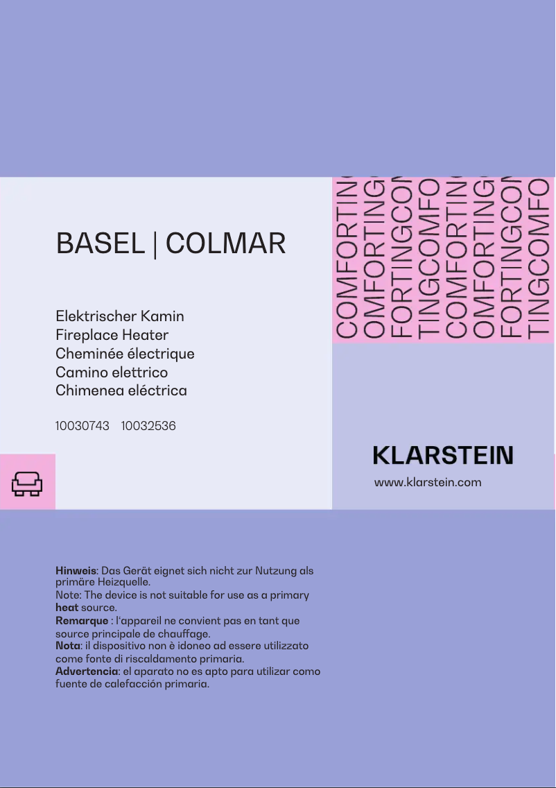 Image de la première page du manuel de l'appareil Colmar